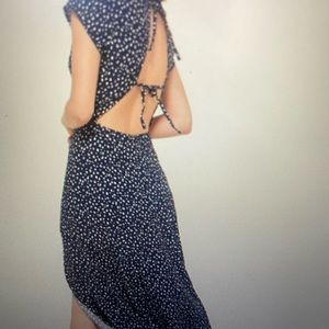 UO Lindsey cap sleeve midi dress